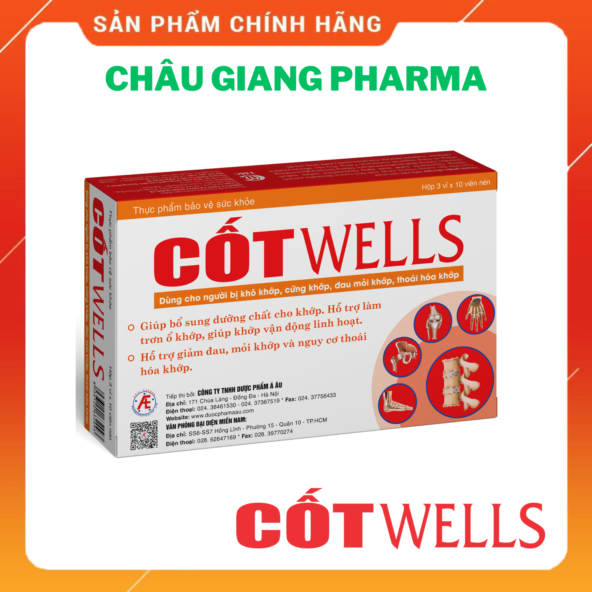 TPBVSK CốtWells ( Hộp 30 viên)